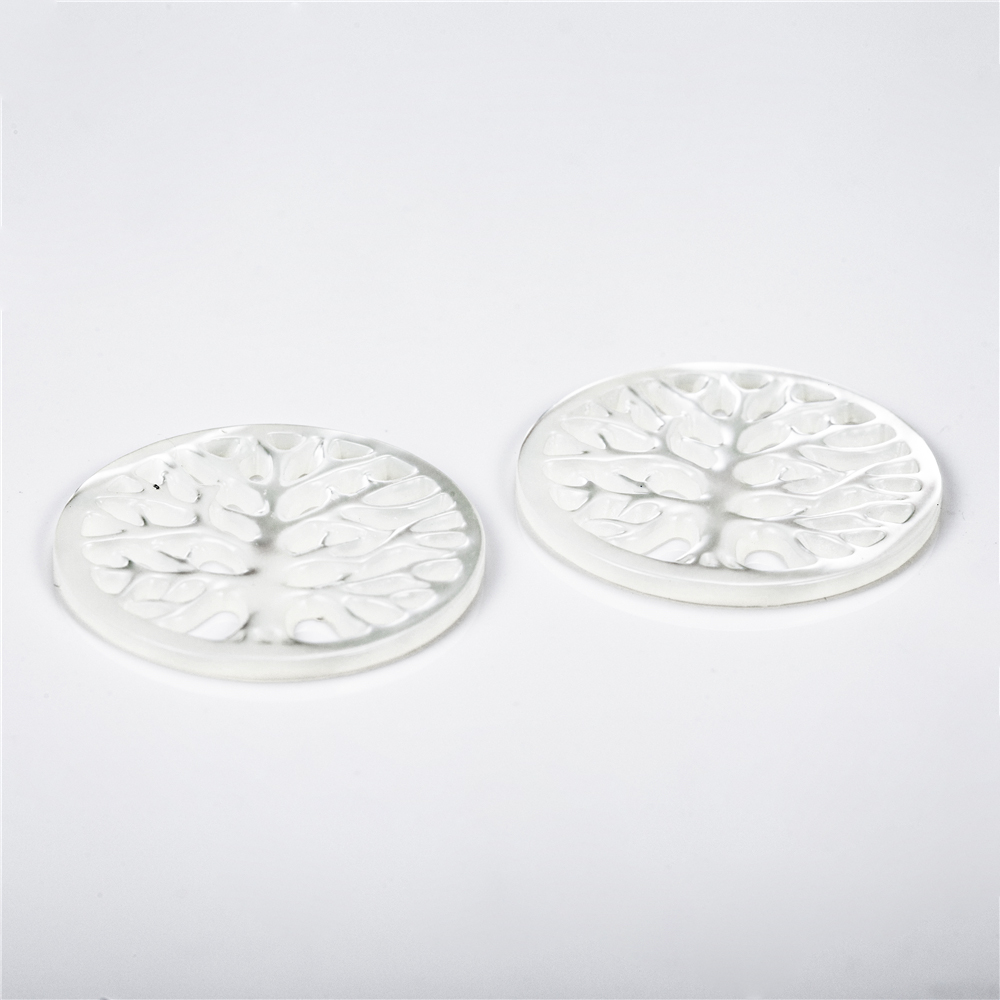 Messi Alahas - Round porma White Black Tree Shell Inahan ni Perrl Inahan sa Perlas 9