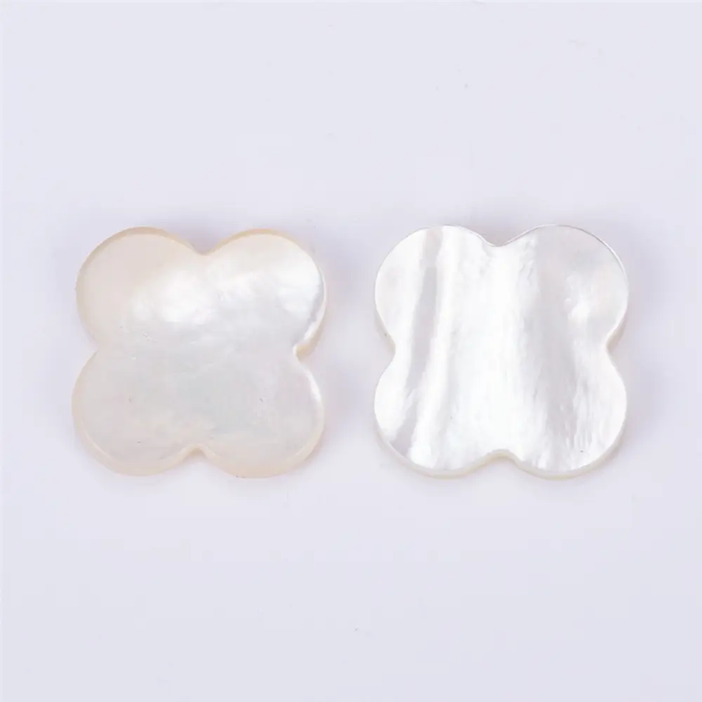 메시 쥬얼리 -6.5mm -13mm 천연 4 개의 잎 클로버 티게 레인 싱. 1