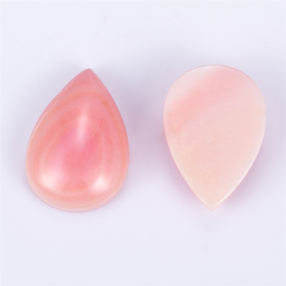 Messi Alahas - Pear Cabochon Red Queen Shell Inahan ni Perrl Inahan sa Perlas 8