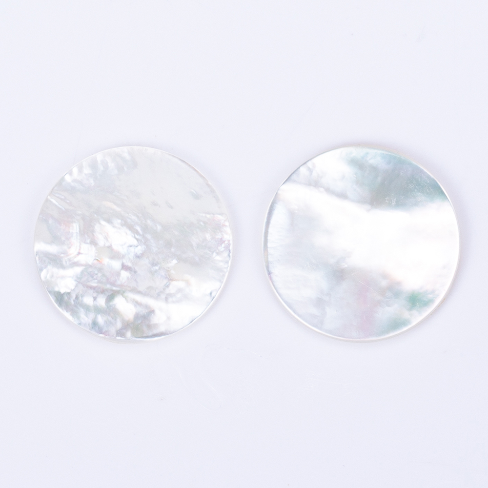 Messi Alahas - 1-1.5mm gibag-on RD White Black Yellow Shell slice Mother of Perrl Mother Of Pearl 9