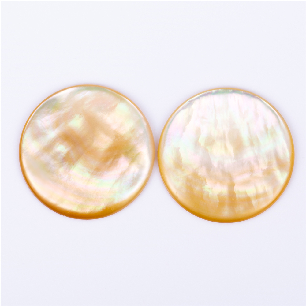 Barang Kemas Messi - Ketebalan 2mm RD Putih Hitam Kuning Shell hirisan Mother of Perrl Mother Of Pearl 9