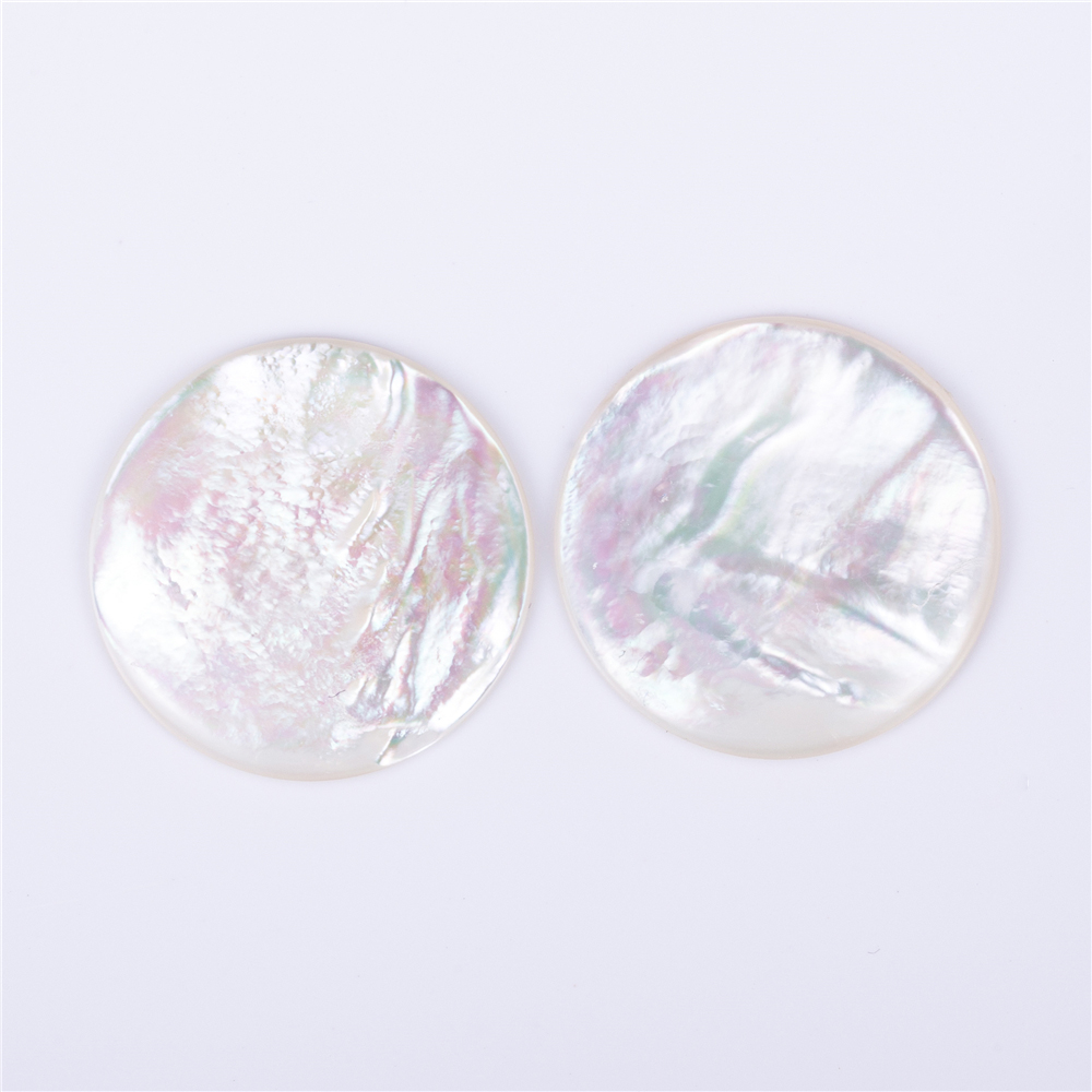 Barang Kemas Messi - Ketebalan 2mm RD Putih Hitam Kuning Shell hirisan Mother of Perrl Mother Of Pearl 10