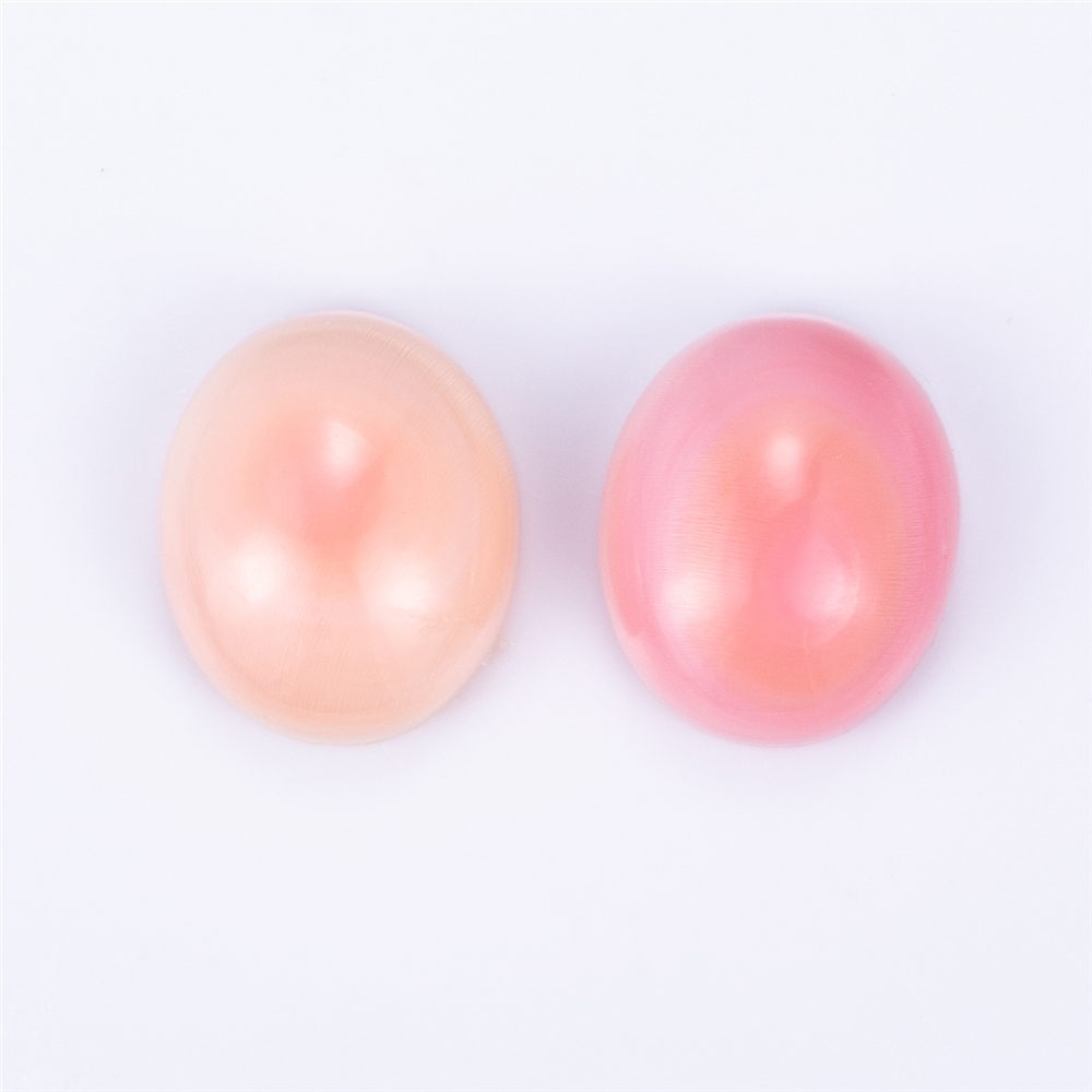 Messi Jewelry - Oval Cabochon Red Queen Shell Mother of Perrl Mother Of Pearl 8