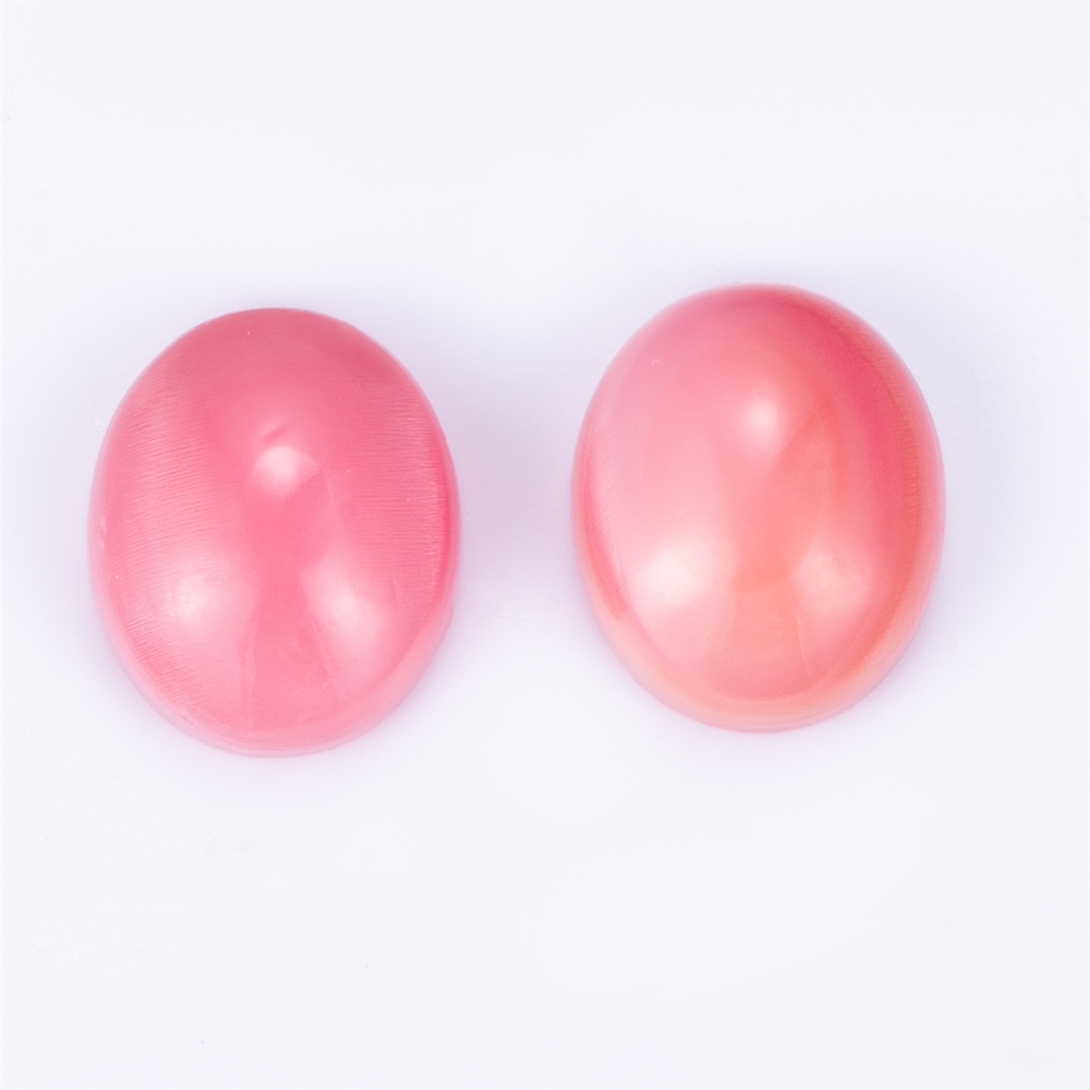 Messi Jewelry - Oval Cabochon Red Queen Shell Mother of Perrl Mother Of Pearl 12