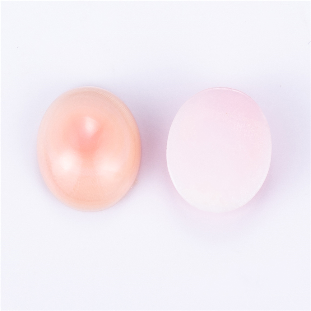 Messi Jewelry - Oval Cabochon Red Queen Shell Mother of Perrl Mother Of Pearl 9