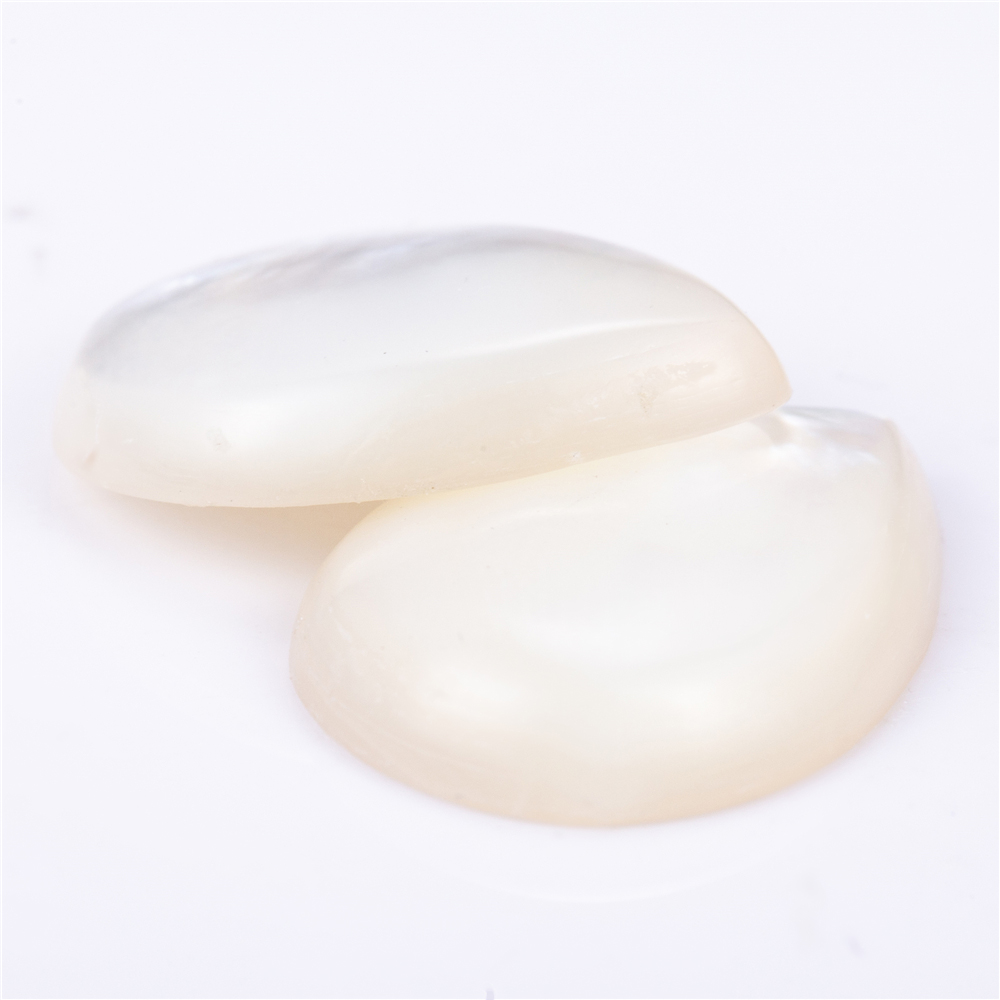 Barang Kemas Messi - Bujur putih Shell ibu mutiara Mother Of Pearl 10