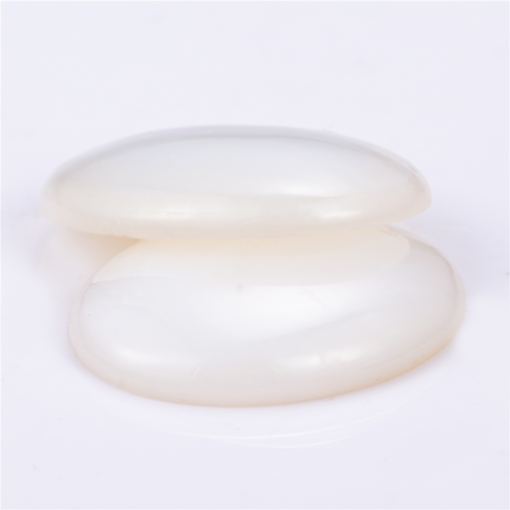 Barang Kemas Messi - Bujur putih Shell ibu mutiara Mother Of Pearl 8