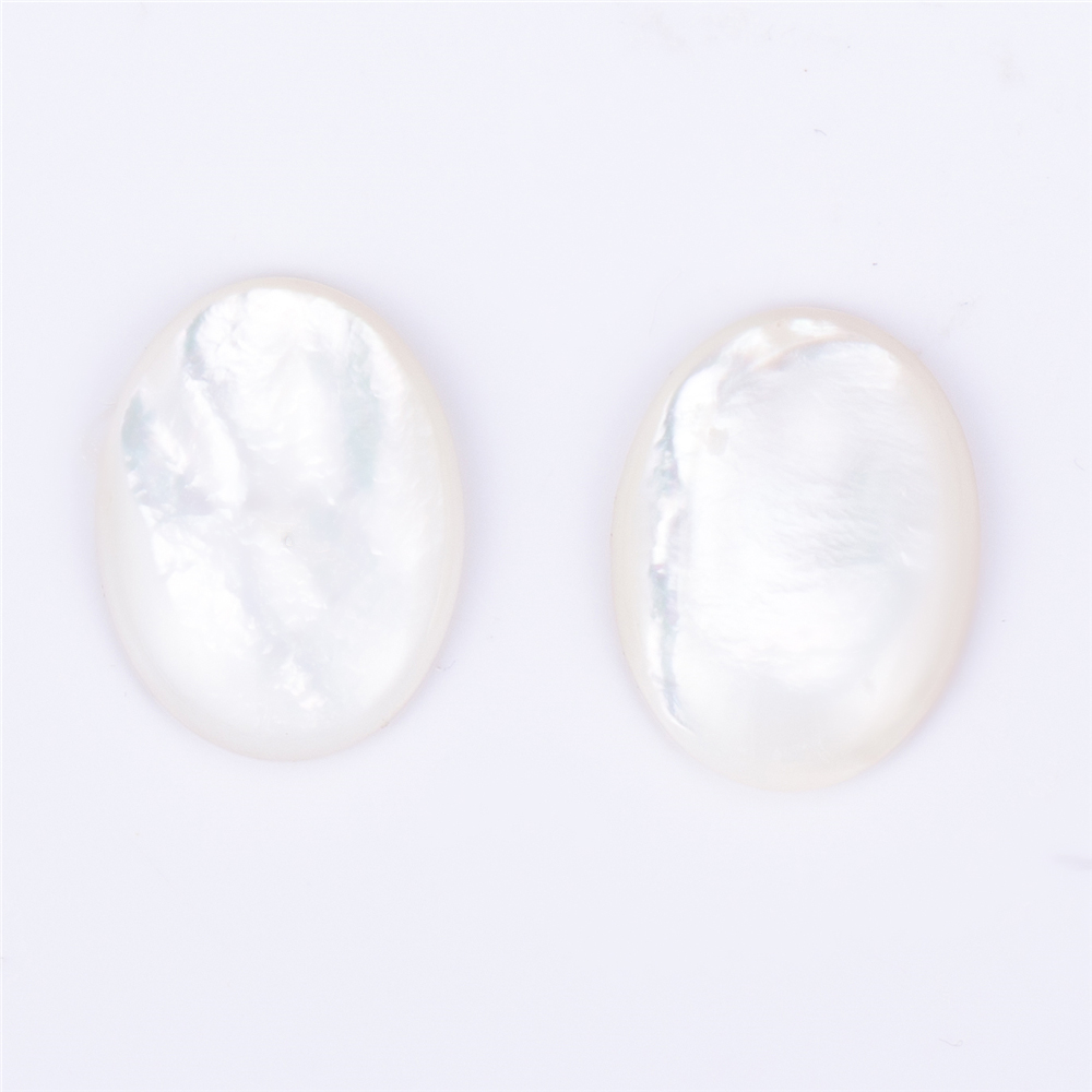 Barang Kemas Messi - Bujur putih Shell ibu mutiara Mother Of Pearl 7