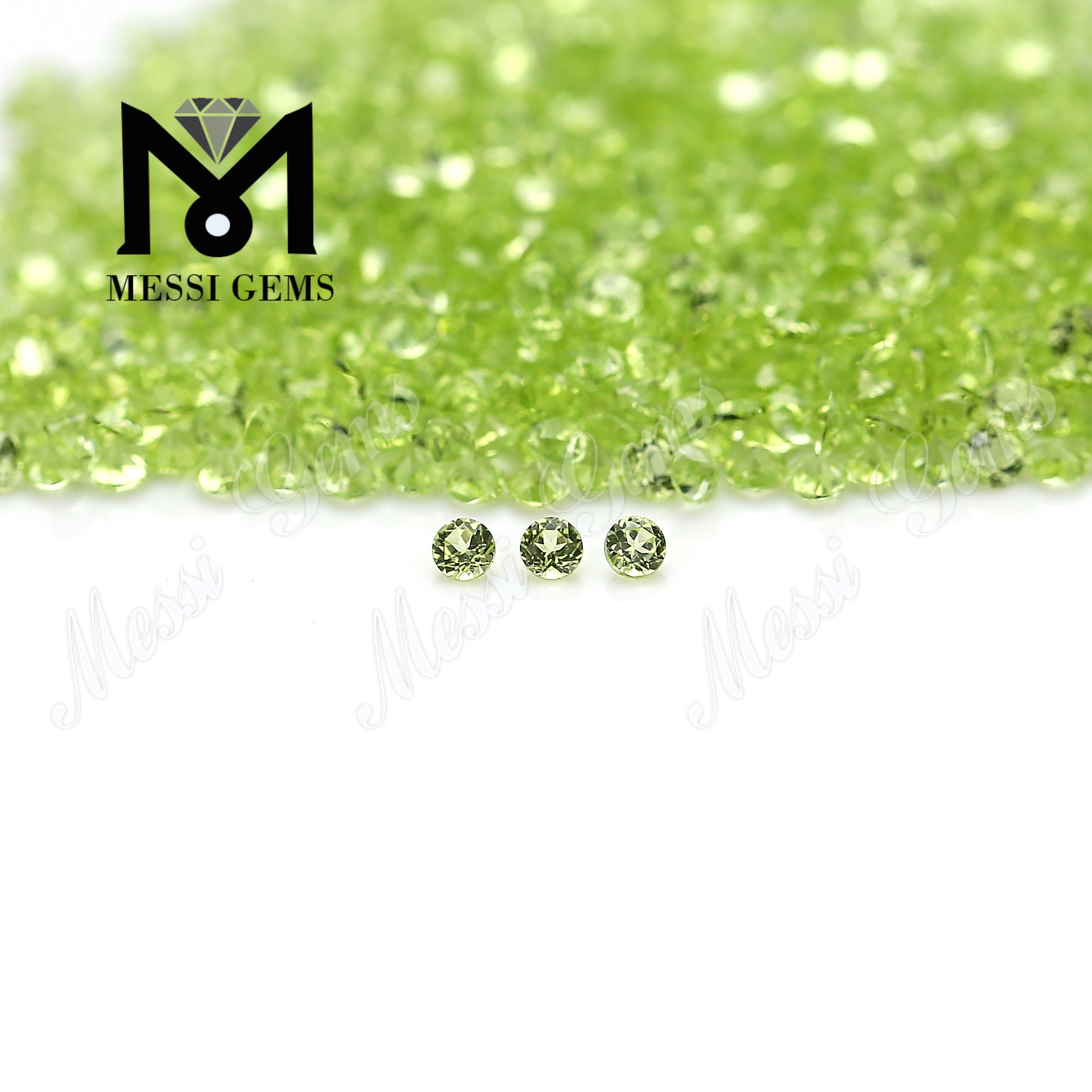 Messi Jewelry - Natural Olivine Peridot Natural Gemstone 13
