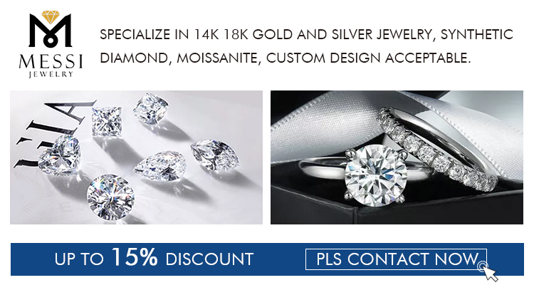 Messi Jewelry - Messi Jewelry Customized 18k white gold 1.5ct created Emerald diamond necklace Necklace 22