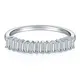 Sterling Silver Moissanite Rings with GRA Certificate 2