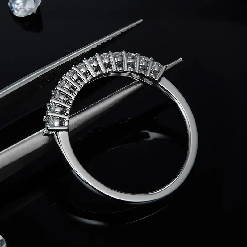 men's moissanite silver rings at Wholesale Prices | Messi Jewelry 5