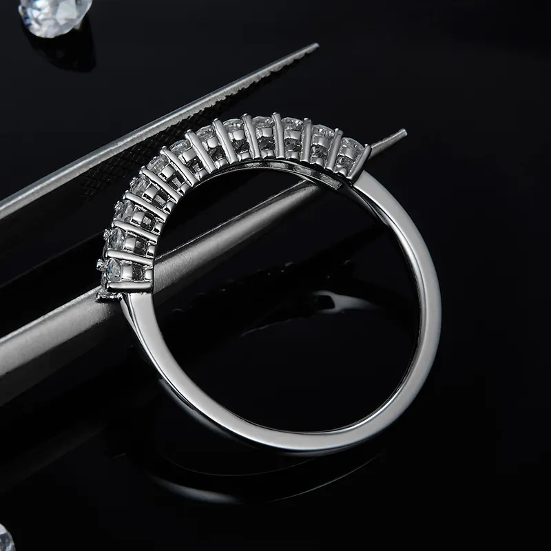 Cincin perak moissanite pria dengan harga grosir | Perhiasan Messi 5