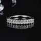 Cincin perak moissanite pria dengan harga grosir | Perhiasan Messi 4