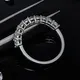 Moissanite GRA Certified Silver Wedding Rings 5