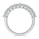 Moissanite GRA Certified Silver Wedding Rings 3