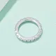 Anelli in argento sterling moissanite con certificato GRA1 4