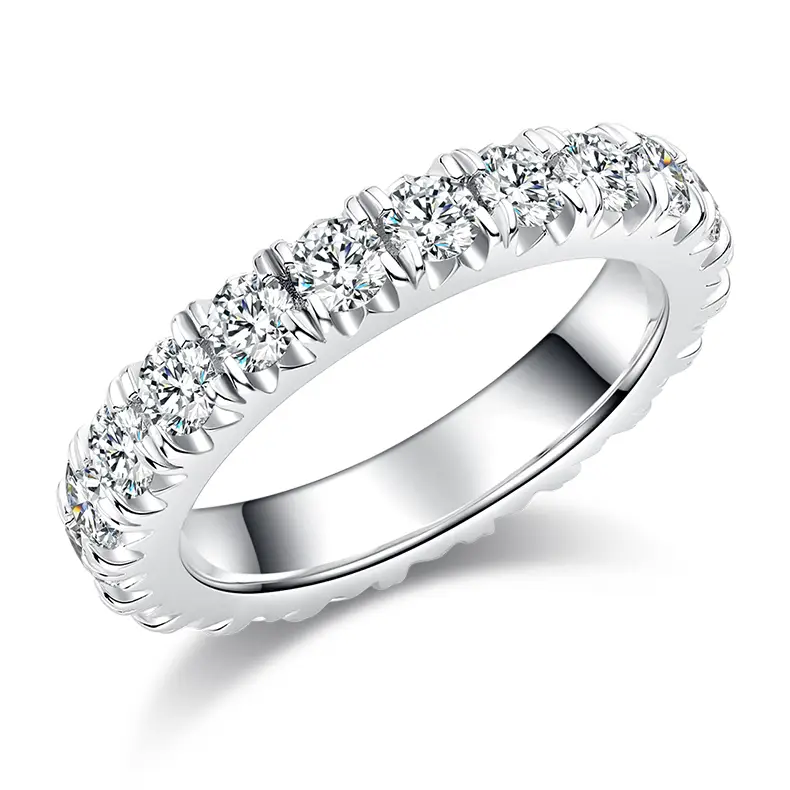 Anello di protezione artiglio Tiger Full Circle M55A 3 mm 3 mm anello solitario in argento sterling. 1