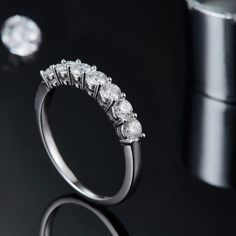 moissanite silver ring at Wholesale Prices | Messi Jewelry1 4