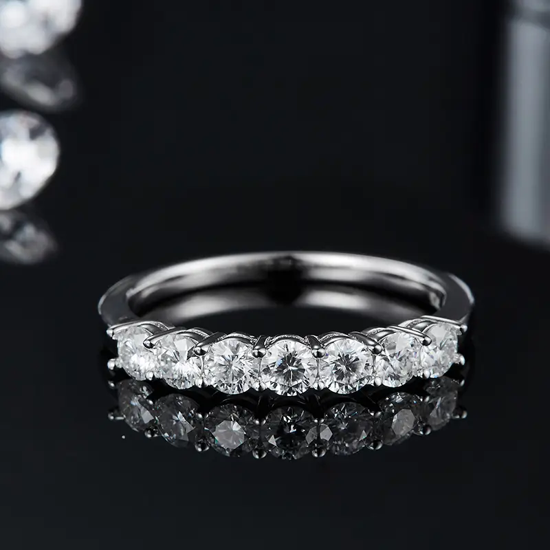 moissanite silver ring at Wholesale Prices | Messi Jewelry1 5