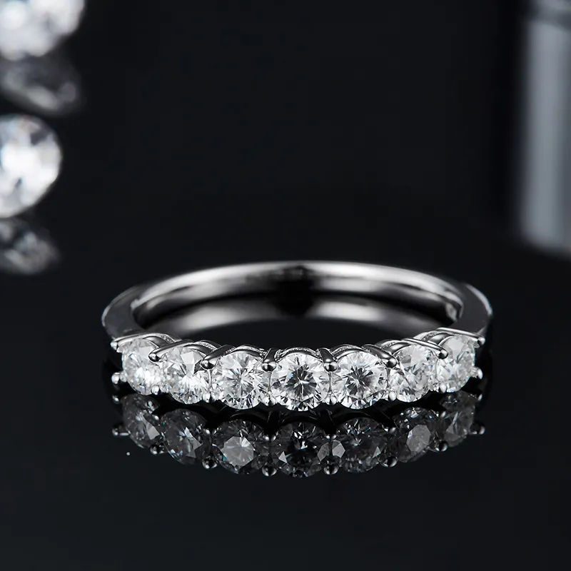Anello d'argento Moissanite a prezzi all'ingrosso | Gioielli Messi1 5