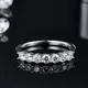 Anello d'argento Moissanite a prezzi all'ingrosso | Gioielli Messi1 5