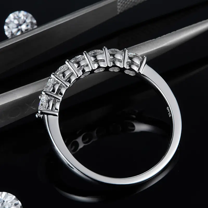 moissanite silver ring at Wholesale Prices | Messi Jewelry1 6