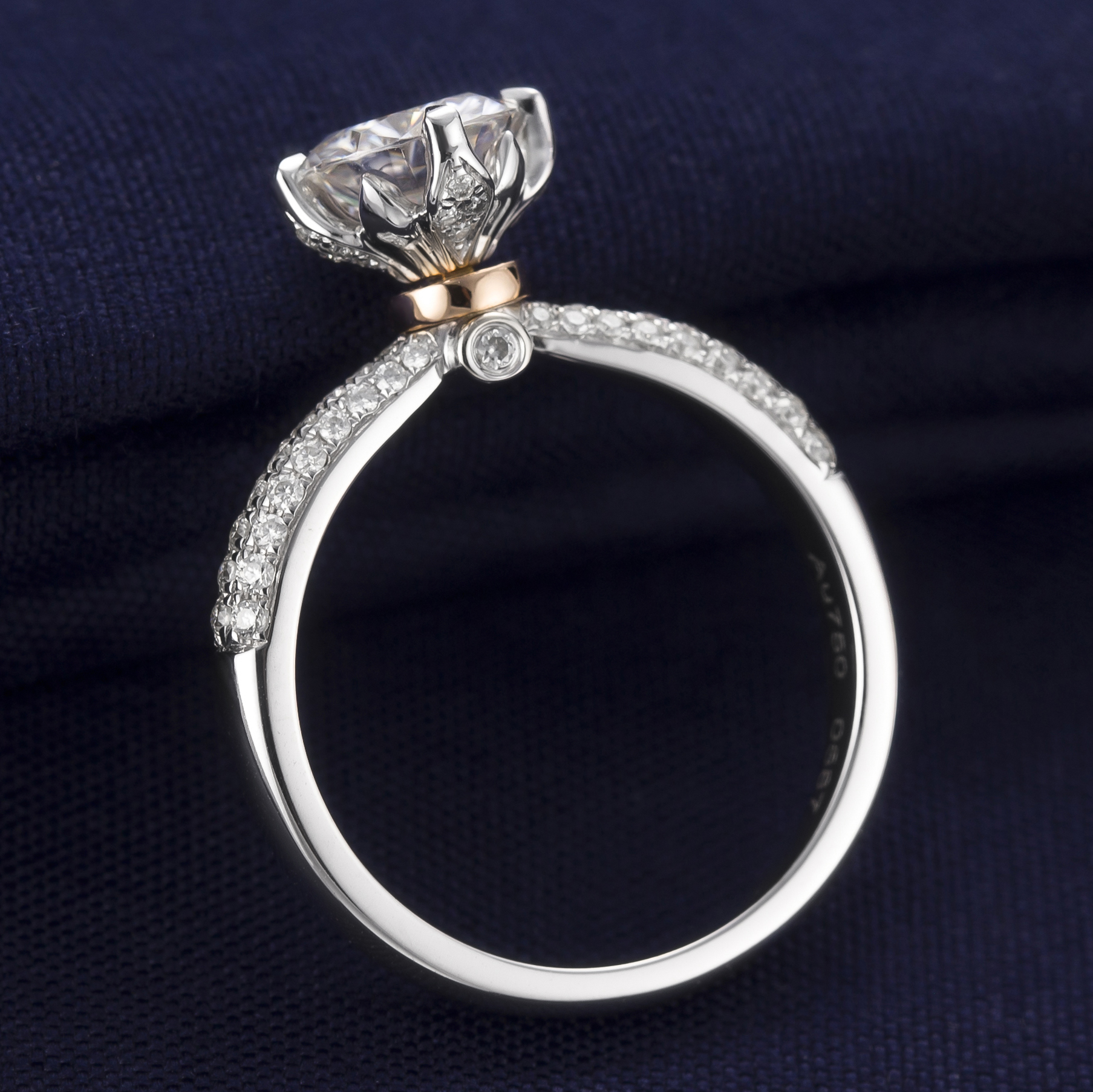 Barang Kemas Messi - Perhiasan Messi Cincin Pakaian Harian Emas Wanita Vintage Borong Lelaki Hadiah Kuning Pesta Moissanite Batu Berlian Cincin cincin 11