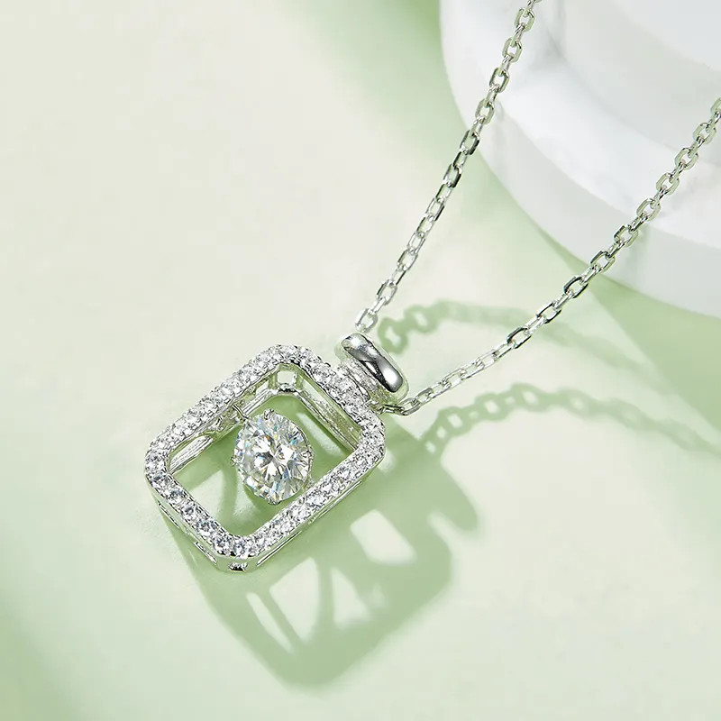 Хорошая продажа завода серебряного ожерелья Moissanite | Мессиковые украшения 6