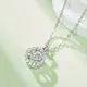 925 Sterling Silver Moissanite Tennis Chain - GRA Certified 6