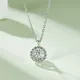 925 Sterling Silver Moissanite Tennis Chain - GRA Certified 4