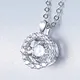 925 Sterling Silver Moissanite Tennis Chain - GRA Certified 2