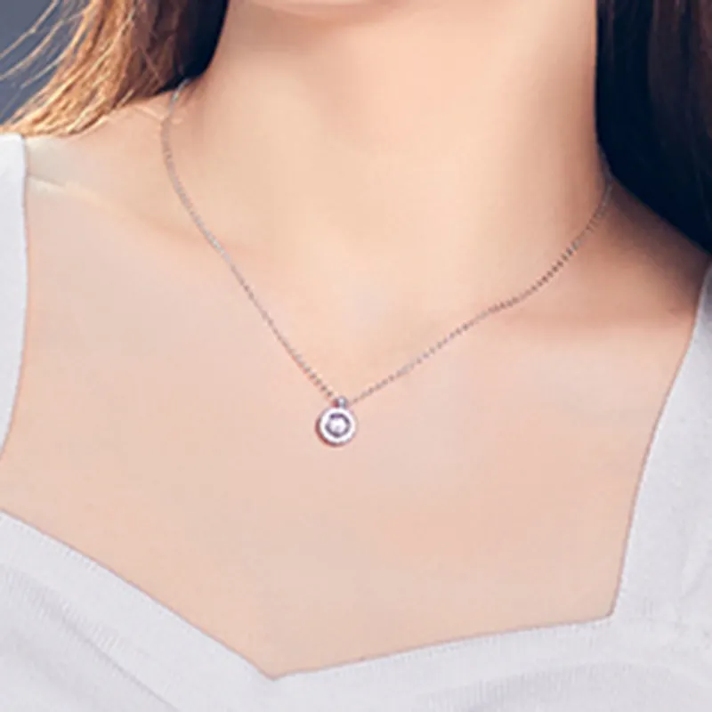 925 Sterling Silver Moissanite Tennis Chain - GRA Certified 3