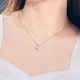 925 Sterling Silver Moissanite Tennis Chain - GRA Certified 3