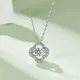 Newest moissanite silver necklace suppliers | Messi Jewelry 3