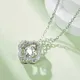 Newest moissanite silver necklace suppliers | Messi Jewelry 5