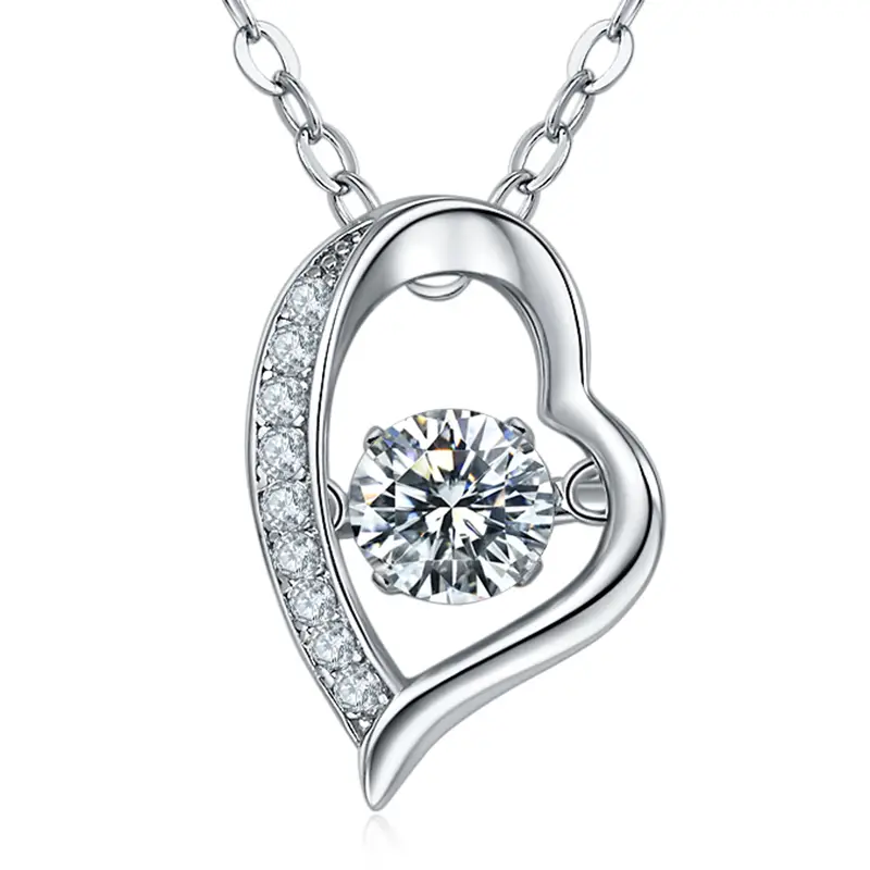 Старая классика 0,5CT Moissanite Heart Form 1