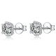 moissanite silver earrings at Wholesale Prices | Messi Jewelry 2