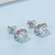 Custom moissanite earrings sterling silver series Manufacturer | Messi Jewelry 3