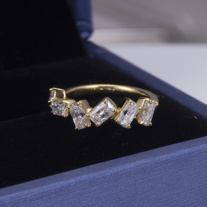 Custom 925 sterling silver moissanite rings highly rated Manufacturer | Messi Jewelry 8