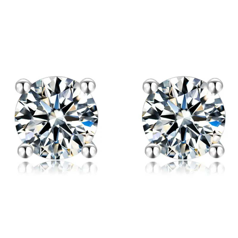 Classici S02A Classici da 0,5 CT MOISSANITE ORGO DI MOISNITE STERING ORCO DI MOISTE 1
