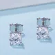 Custom sterling silver moissanite earrings suppliers Manufacturer | Messi Jewelry 5