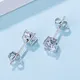 Custom sterling silver moissanite earrings suppliers Manufacturer | Messi Jewelry 3
