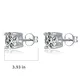 Custom sterling silver moissanite earrings suppliers Manufacturer | Messi Jewelry 2