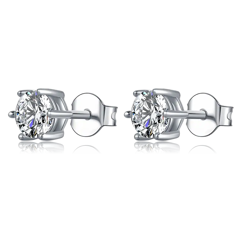 Messi Jewelry | Durable moissanite silver earrings manufacturing 3