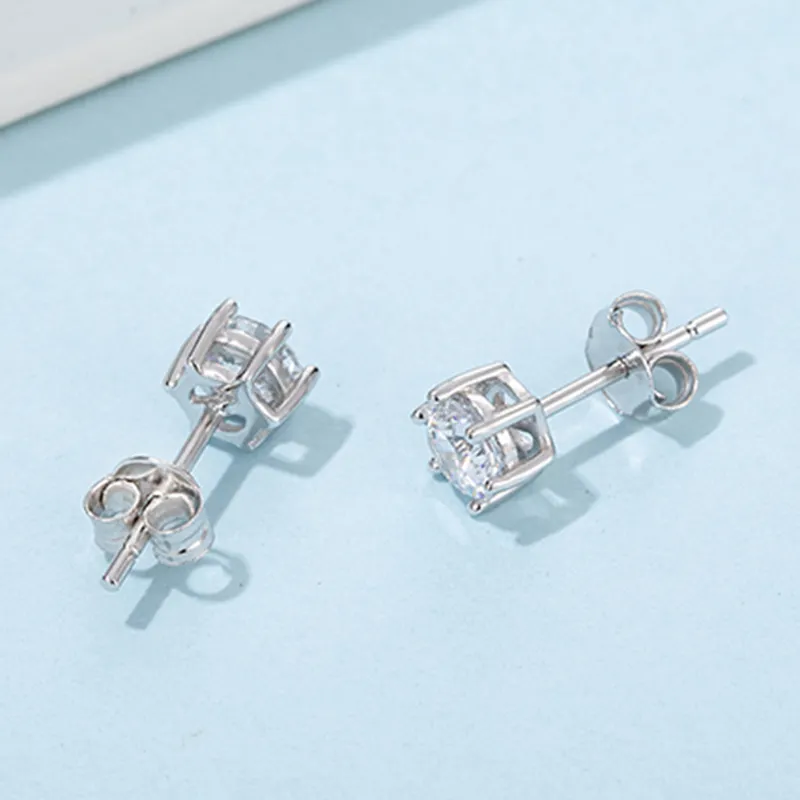 Messi Jewelry | Durable moissanite silver earrings manufacturing 6