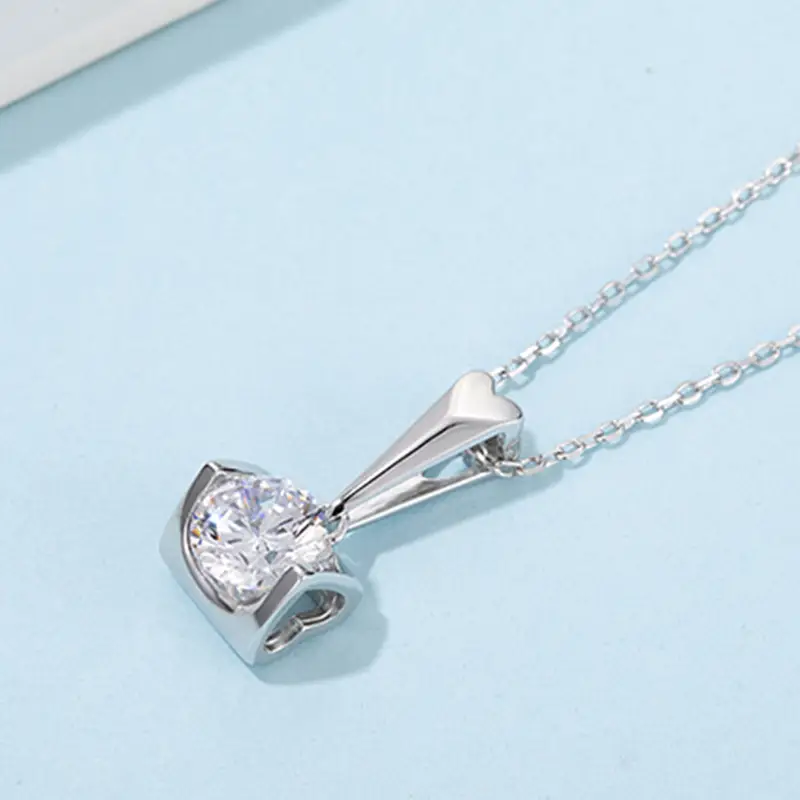 Moissanite Tennis Chain with GRA Certificate 3