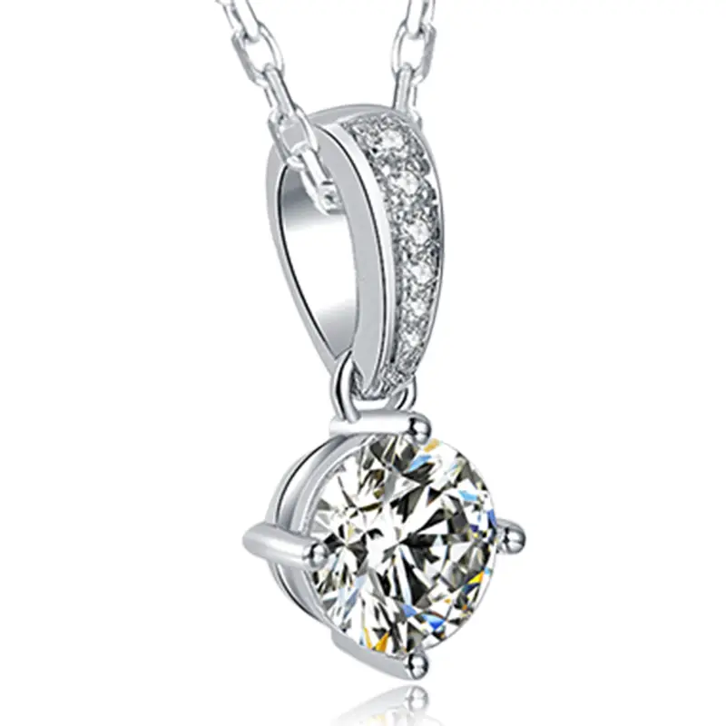 925 Sterling Silver Moissanite Tennis Chain with GRA Certificate 2