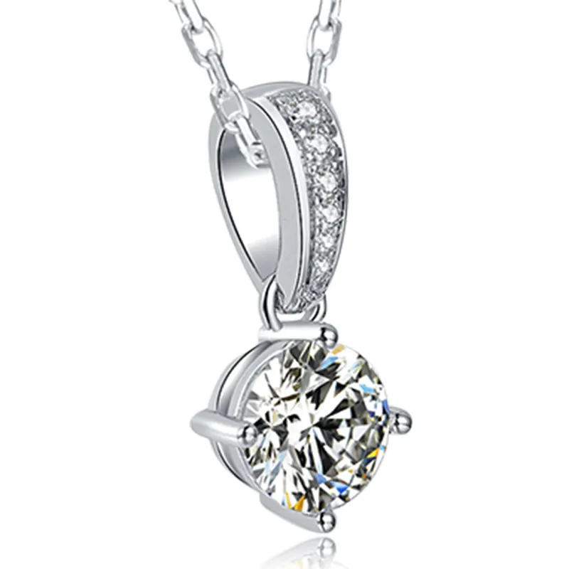 925 Sterling Silver Moissanite Tennis Chain with GRA Certificate 2