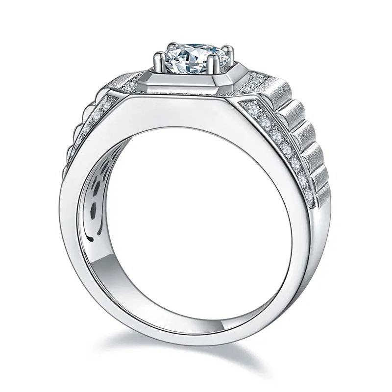 Newest moissanite rings for men series | Messi Jewelry 4